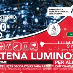 Catena Luminosa 300 Led Bianco X Esterno 8 Giochi-8034052788977