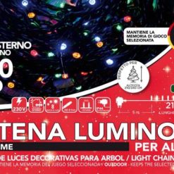 Catena Luminosa 700 Led Multicolor X Esterno 8 Giochi-8034052789158