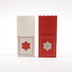 Portaposate In Pannolenci Decorato Cm.23X10 Ass.-8034052797092