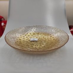 Centrotavola Tondo Vetro Stars Cm.40X8