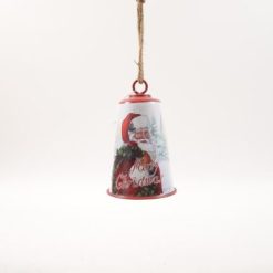 Campana Decorata In Metallo Cm.13X21H Natalizia-8034052860000