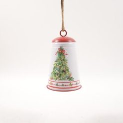 Campana Decorata In Metallo Cm.14