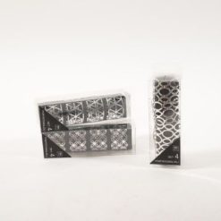 Portatovaglioli Set 4 Pz. Shapes Argento-8034052862356