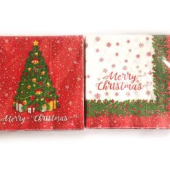 Tovaglioli Conf. 20 Pz. Christmas Time Cm.16