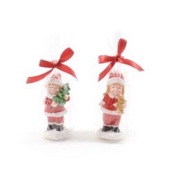 Candela Bimbi Babbo Natale Diam. Cm.4X10H Ass.-8034052753333
