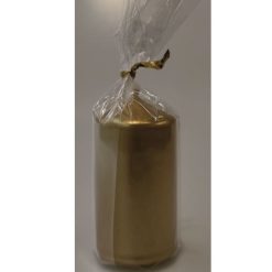 Candela Pillar Diam. Cm.5X7H Lucida Oro-8034052890342