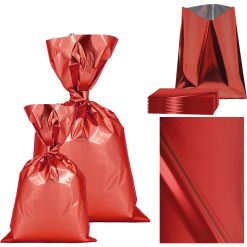 Buste Metallizzate Conf. 50 Pz. Cm.10X15 Lucide T.U. Rosso
