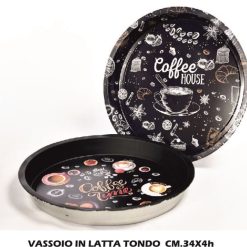 Vassoio Tondo In Latta Diam. Cm.34X4H-8034052710015