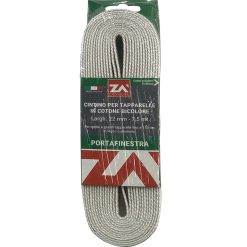 Sicignano | Cintino Cinghia Corda Fettuccia per Tapparelle, Pesante, Cotone, Lunghezza 7,5 m Larghezza 22 mm - per Medie e Grandi Tapparelle fino a 150 cm, Lavabile, Resistente (7,5, Bicolore)