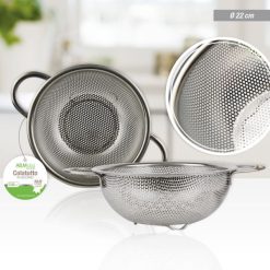 Scolapasta Acciaio Cm.22-8050766195443