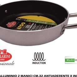 Tegame Alluminio 2 Manici Cm.32 Antiaderente X Induzione-8003150517208