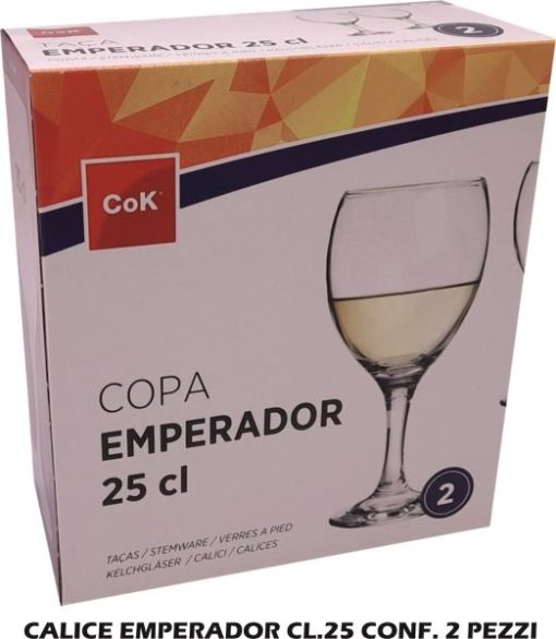 Calice Emperador Conf. 2 Pz. Cl.25-8435123264152