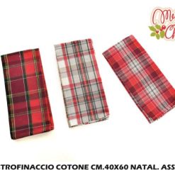 Strofinaccio Cotone Cm.40X60 Natal. Ass.-8034052608374