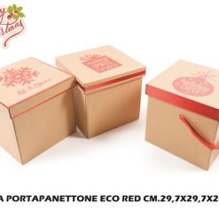 Scatola Portapanettone Eco Red Cm.29