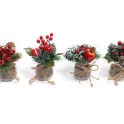 Bouquet Natalizio Cm.12X12X13H Col. Ass.-8034052645133
