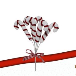 Candy Cane Decorative Set 6 Pz. Cm.18-8051380703403