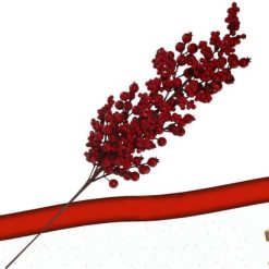 Ramo Con Bacche Rosse Cm.70-8051380703656