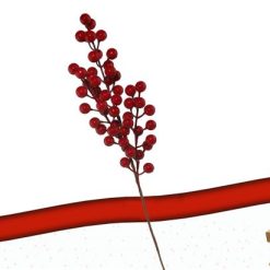 Ramo Con Bacche Rosse Cm.45-8051380703700