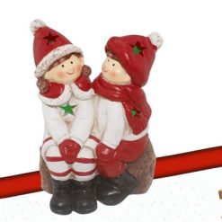 Bambini In Terracotta Con Led Cm.10X13X18H-8051380707708