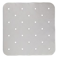 TAPPETO DOCCIA ANTISCIVOLO CM.54X54 BIANCO