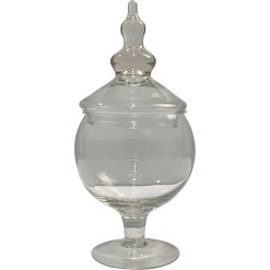 Vaso Vetro Potiche Cm.15x30h Trasparente - immagine 2