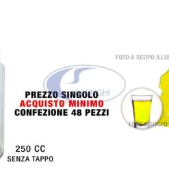Bottiglia Vetro Dorica Cc.250 Tv M-B-8057432906129