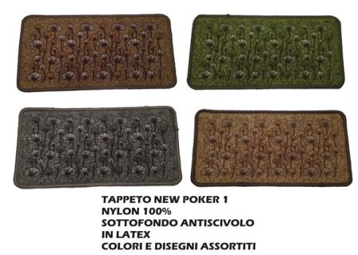 Tappeto New Poker 1 L Cm.57X340 Colori Assortiti-