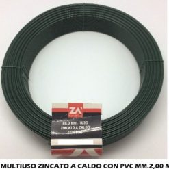 Filo Multiuso Zincato A Caldo Con Pvc Mm.2