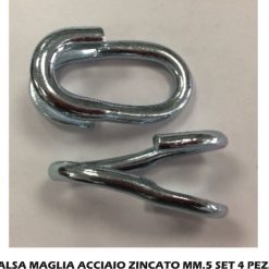 Falsa Maglia Acciaio Zincato Mm.5 Set 4 Pz.-8056095630709