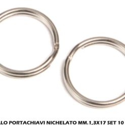 Anello Portachiavi Nichelato Mm.1