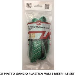 Elastico Piatto Gancio Plastica Mm.13 Mt.1