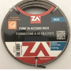 Fune Acciaio Inox Mm.2 Mt.25-8056095634219