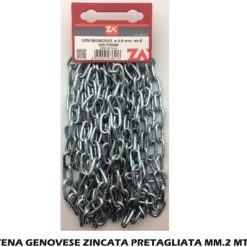 Catena Genovese Zincata Pretagliata Mm.2 Mt.2