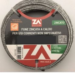 Fune Zincata A 19 Fili (1X19) Mm.1