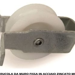 Carrucola Da Muro Fissa In Acciaio Zincato Mm.25-8053306680492