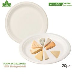 Piatti Bio Piani Cm.21 Set 20 Pz.