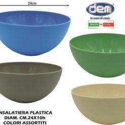 Insalatiera Plastica Cm.24 Pick Up Colori Assort.