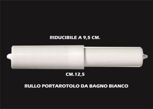 Rullo Portarotolo Da Bagno Bianco-8050054380704