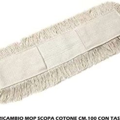 Ricambio Mop Scopa Cotone Cm.100 Con Tasche