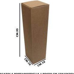 Scatola Portabottiglia X 1 Bottiglia Cartone Ondulato
