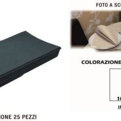 Tovaglia Tnt 100X100 Set 25 Pz. Verde-8012212951942