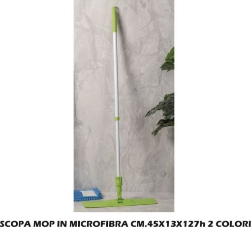 Scopa Mop In Microfibra Cm.45X13X127H 2 Colori-8021785608207