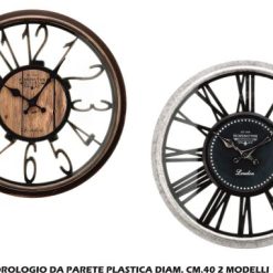 Orologio Da Parete Cm.40 Plastica 2 Modelli