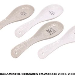 Poggiamestoli Ceramica Cm.25X8X3H 2 Dec. 2 Color