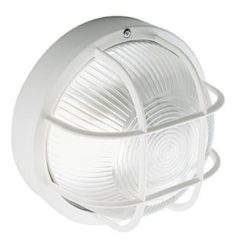 Plafoniera Applique Lampada Luce Rotondo con Gabbia per Parete Muro E27 Nero 40W