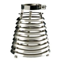 SOVIL Frangiluce in Acciaio per Applique Verso il Basso 10,2×12,5 cm