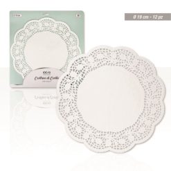 Centrino Sottotorta/Dolci Set 12 Pz. Cm.19