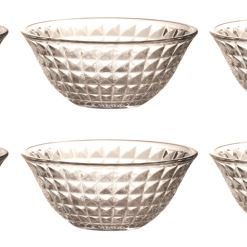 Coppetta Vetro Set 6 Pz. Cm.13 Padova Trasp.