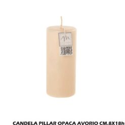 Candela Pillar Opaca Avorio Cm.8X18H
