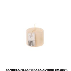 Candela Pillar Opaca Avorio Cm.8X7H